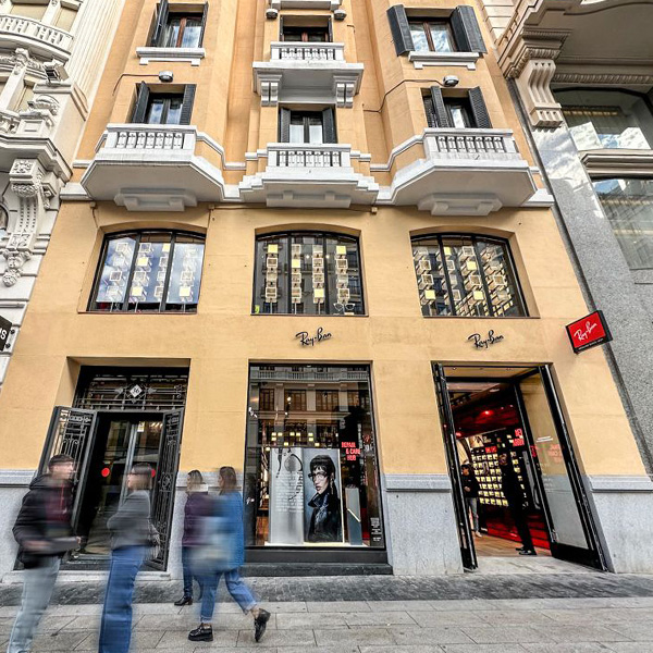 Ray-Ban´s flagship store in Gran Via